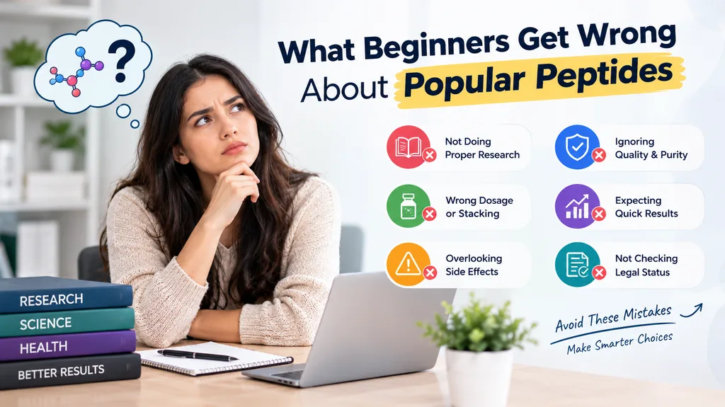 What Beginners Get Wrong About Popular Peptides